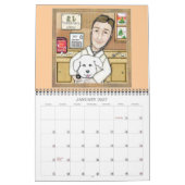 Calendrier mural professionnel vétérinaire 2010 (Jan 2027)