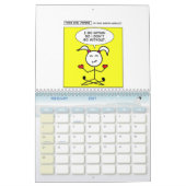 Calendrier Mural Puissance de fille de yoga "toute l'année " (Feb 2027)