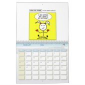 Calendrier Mural Puissance de fille de yoga "toute l'année " (Feb 2026)