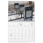 Calendrier Mural Puits de bail d'huile de Milou (Mar 2027)