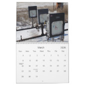 Calendrier Mural Puits de bail d'huile de Milou (Mar 2026)