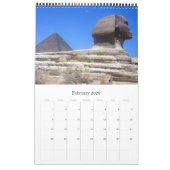 Calendrier Mural pyramides égypte (Feb 2026)