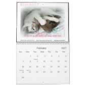 Calendrier Mural Quatre saisons de la sagesse 101 de chat (Feb 2027)