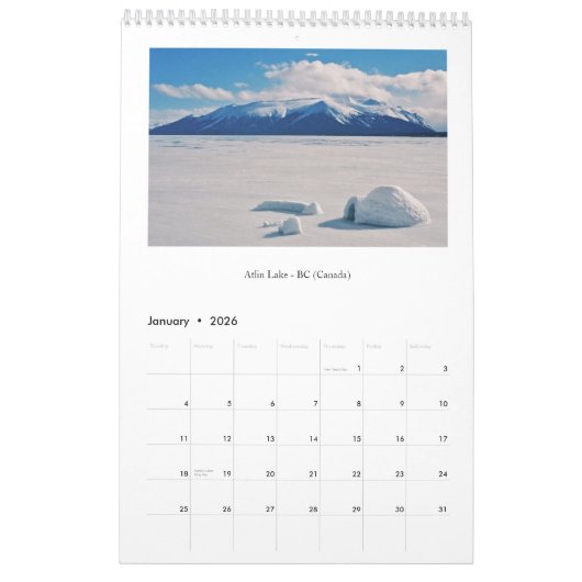 Calendrier Mural "Quel monde merveilleux… " (Jan 2026)