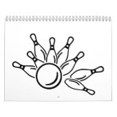 Calendrier Mural Quilles de quilles (Protection)