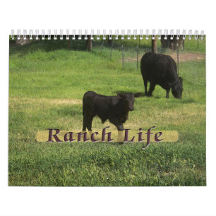Calendrier Mural Ranch Life - Bétail