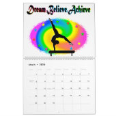 CALENDRIER MURAL RÉALISER VOS RÊVES DE GYMNASTIQUE (Mar 2026)