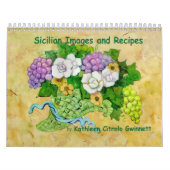 Calendrier Mural Recette et images de la Sicile (Protection)