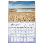 Calendrier Mural Réchauffement climatique de soin (Feb 2026)