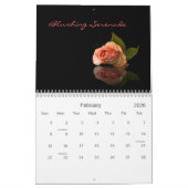 Calendrier Mural Réflexions florales (Feb 2026)