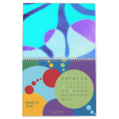 Calendrier Mural Rétro Conception-Calendrier (Mar 2026)