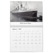 Calendrier Mural Revêtements d'océan historiques (Feb 2027)