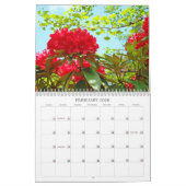 Calendrier Mural Rhodies Caleandars Rhododendrons Rouge Orange Jaun (Feb 2026)