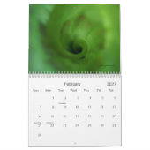 Calendrier Mural rien mais vert ! (Feb 2027)
