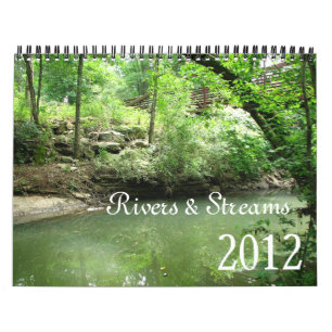 Calendrier Mural Rivières et courants, 2012