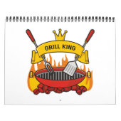 Calendrier Mural Roi du Grill (Protection)