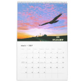 CALENDRIER MURAL ROUGE TAILLE HAWES DE L'OHIO (Mar 2027)