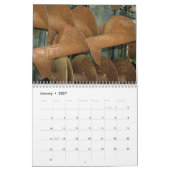 Calendrier Mural Rouille et rouillé (Jan 2027)