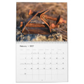 Calendrier Mural Rouille et rouillé (Feb 2027)