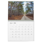 Calendrier Mural Routes arrières du nord de la Géorgie (Mar 2026)