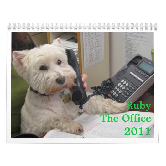 Calendrier Mural Rubis : Le bureau 2011 (Protection)