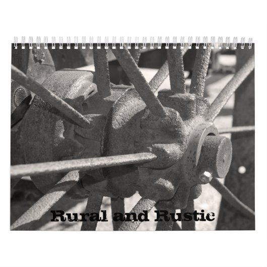 Calendrier Mural Rural et rustique (Protection)