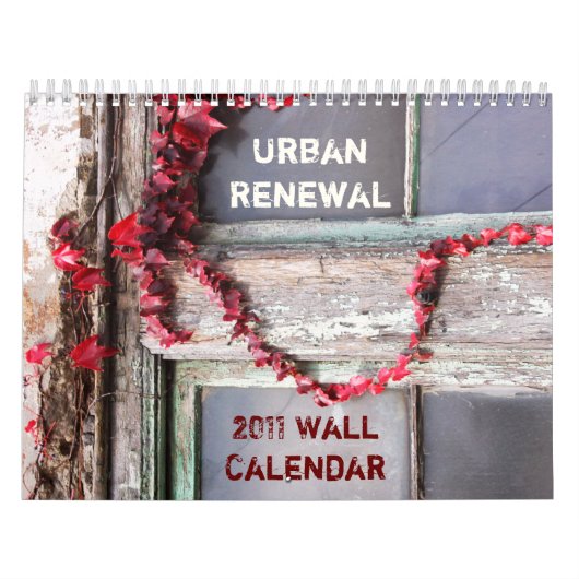 Calendrier mural rustique urbain du lierre 2011 (Protection)