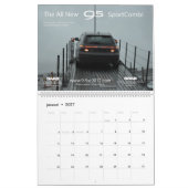 Calendrier Mural Saab 9-5 NG Sportcombi Calendar 2018 (Jan 2027)