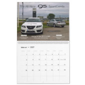 Calendrier Mural Saab 9-5 NG Sportcombi Calendar 2018 (Feb 2027)