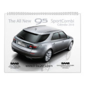 Calendrier Mural Saab 9-5 NG Sportcombi Calendar 2018 (Protection)
