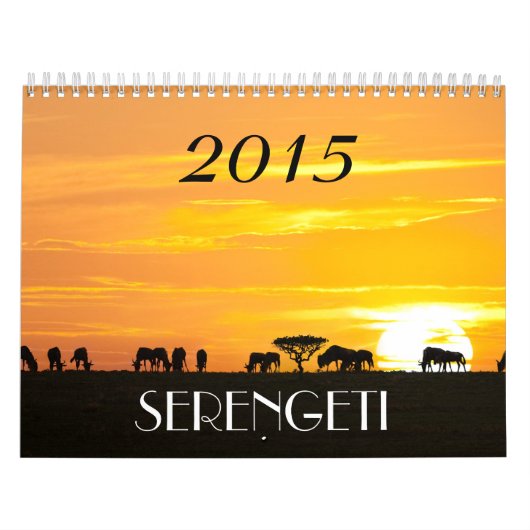 Calendrier Mural safari en Afrique (Protection)