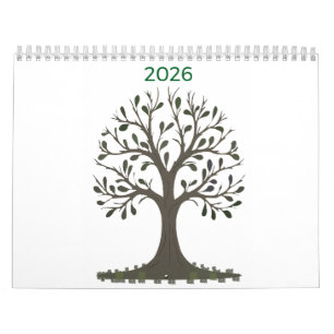 Calendrier Mural  Saisonnier - Changez l'Année