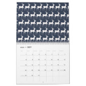 Calendrier Mural Saisonnier - Changez l'Année (Mar 2027)