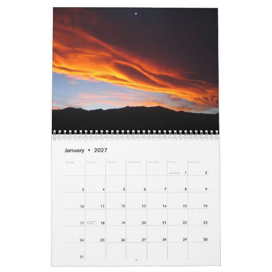 Calendrier Mural Saisons de l'âme (Jan 2027)