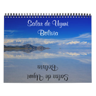 Calendrier Mural Salar d'Uyuni 2026