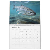 Calendrier mural Saumon 2027 (Feb 2027)