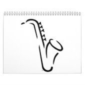 Calendrier Mural Saxophone (Protection)