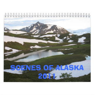CALENDRIER MURAL SCÈNES DE L'ALASKA 2011