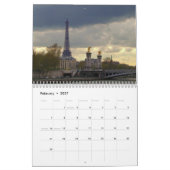 Calendrier Mural Scènes de Paris (Feb 2027)