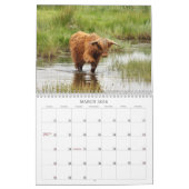 Calendrier Mural Scènes d'Ecosse : Terre, loch et mer 2014 (Mar 2026)