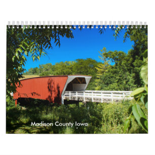 Calendrier Mural Scènes du comté de Madison Iowa