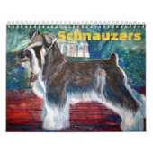 Calendrier Mural Schnauzers (Protection)