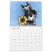 Calendrier Mural Schnauzers Off-Leash Art™ Vol 1 (Mar 2027)