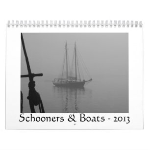 Calendrier Mural Schooners et bateaux - 2013