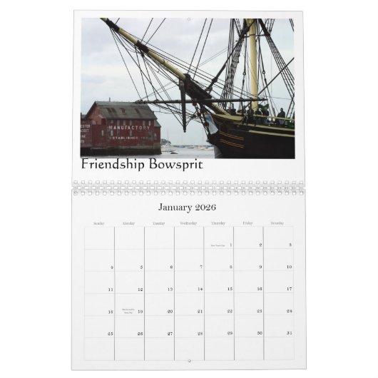 Calendrier Mural Schooners et bateaux - 2013 (Jan 2026)