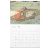 Calendrier Mural Science-fiction Steampunk vintage (Jan 2027)