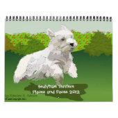 Calendrier Mural Sealyham Terriers Lieux et Visages 2012 (Protection)
