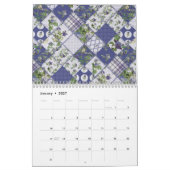 Calendrier mural Shabby Chic Patchwork (Jan 2027)