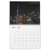 Calendrier Mural ! Shanghai ! Ville de classe mondiale ancienne (Feb 2026)