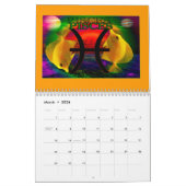 Calendrier Mural Signes de zodiaque (Mar 2026)